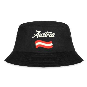 Austria Flag - Bucket Hat - black - Front - Lela (165cm)