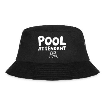 Enjoy pool vibes - Bucket Hat - black - Front - Lela (165cm)