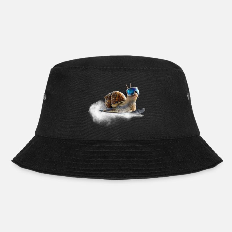 Cooler als die anderen, die Snowboard-Schnecke. - Bucket Hat - Schwarz