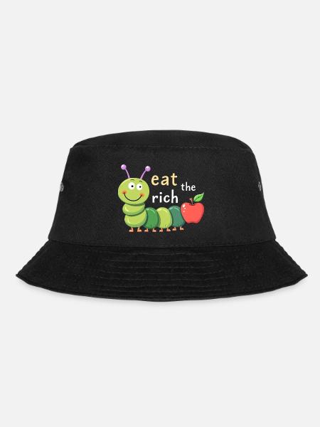Eat The Rich - Hungry Caterpillar - Bucket Hat - Schwarz