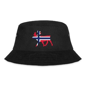 Norvège Norge Norvège Drapeau de l’orignal - Bob - noir - Devant - Lela (165cm)
