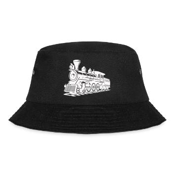 Locomotive Train - Bucket Hat - black - Front - Lela (165cm)