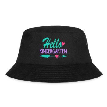 Hello Kindergarten - Bucket Hat - black - Front - Lela (165cm)