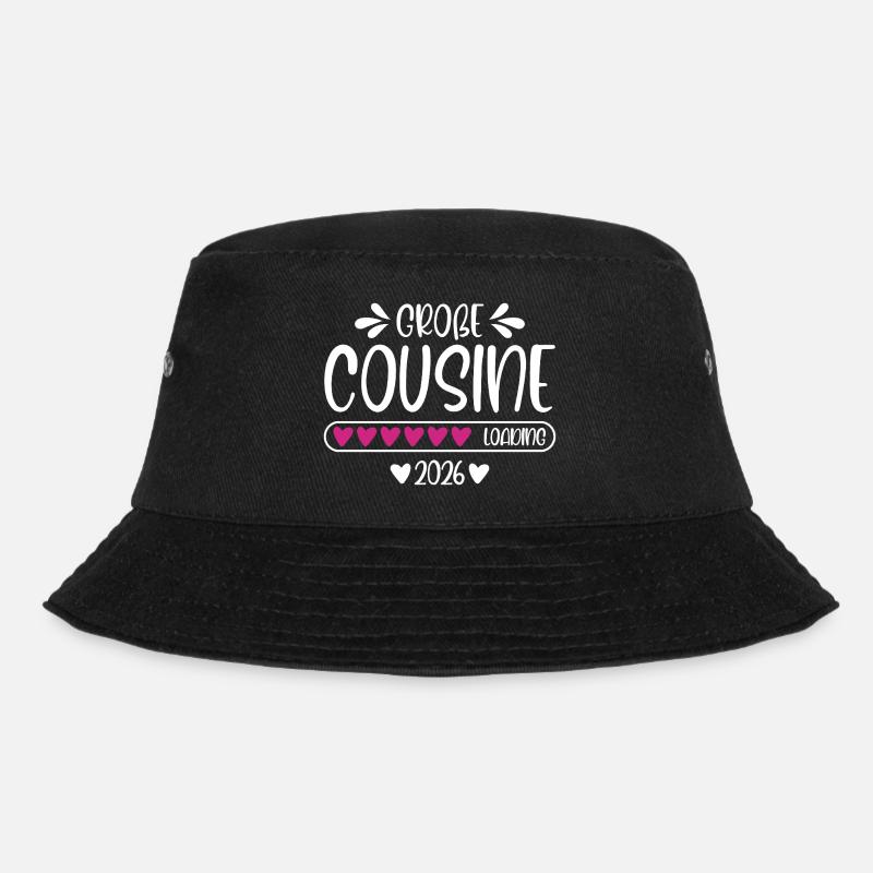 Große Cousine 2026 - Bucket Hat - Schwarz
