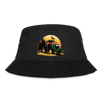 Tractor - Tug - Farmer - Bucket Hat - black - Front - Lela (165cm)
