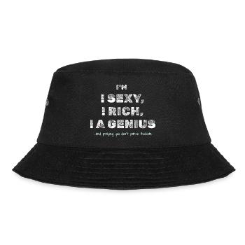 Boolean Joke – Funny Dev Tee - Bucket Hat - black - Front - Lela (165cm)