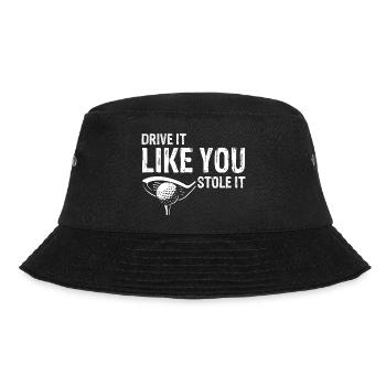 If You're Not Making Putts Fix Your Form Humor - Bucket Hat - Schwarz - Vorne - Lela (165cm)