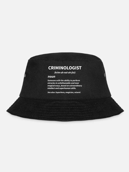 Criminologue Définition Drôle de justice pénale - Bob - noir