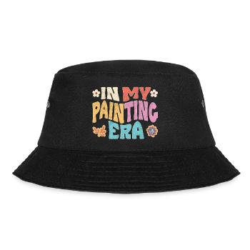In my painting era - Bucket Hat - Schwarz - Vorne - Lela (165cm)