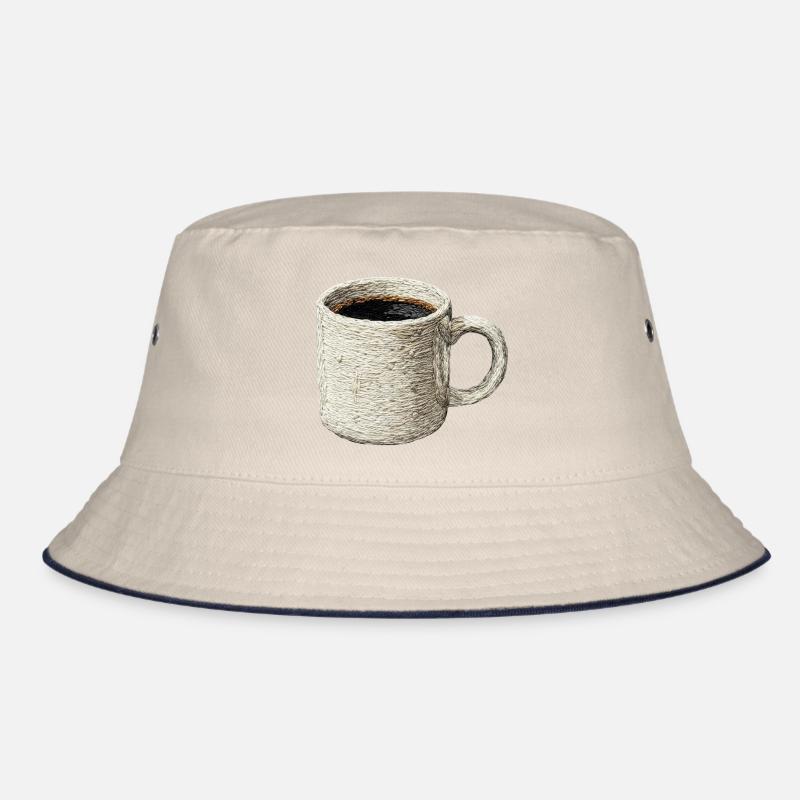 Embroidered filter coffee – lungo Bucket Hat