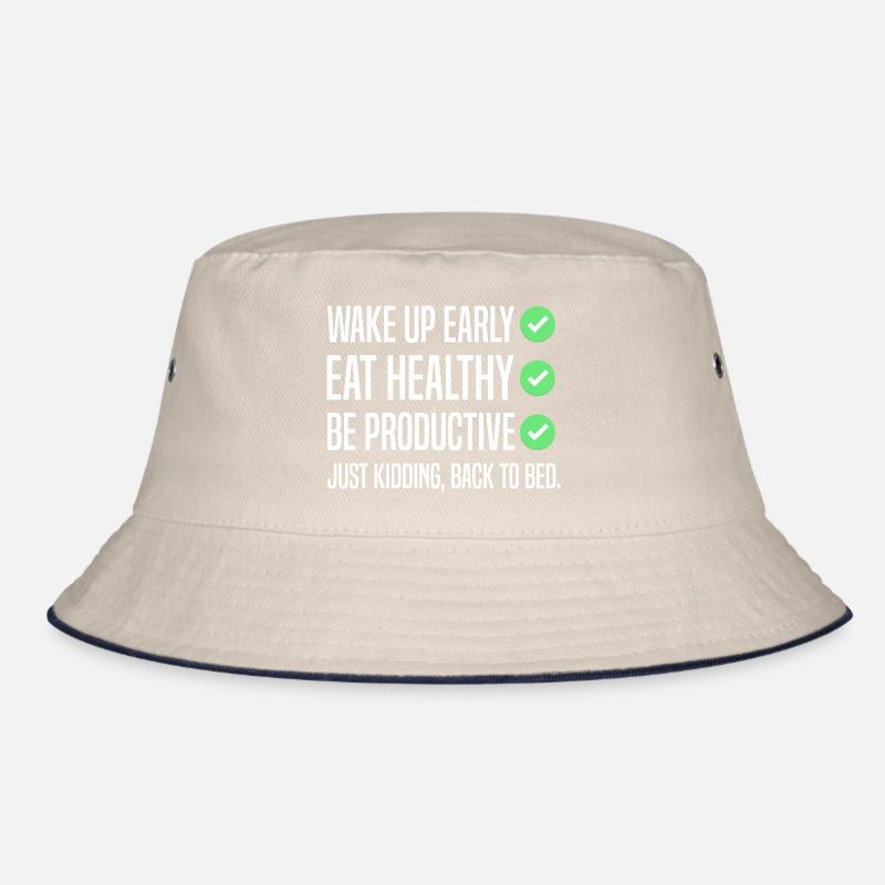 Funny New Year's Resolution Bucket Hat