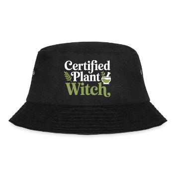 Klinische botanische Fachexpertenbekleidung - Bucket Hat - Schwarz - Vorne - Lela (165cm)