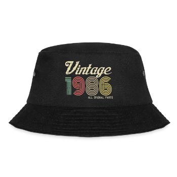 Vintage 1966 All Original Parts - Bucket Hat - black - Front - Lela (165cm)