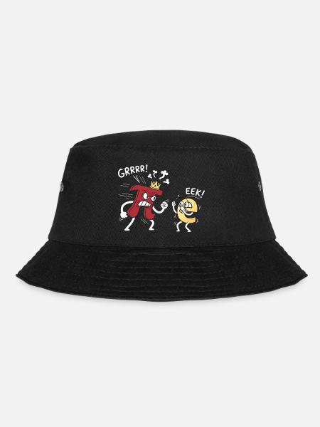 Mathematik Konstanten Pi bedroht e Comic - Bucket Hat - Schwarz