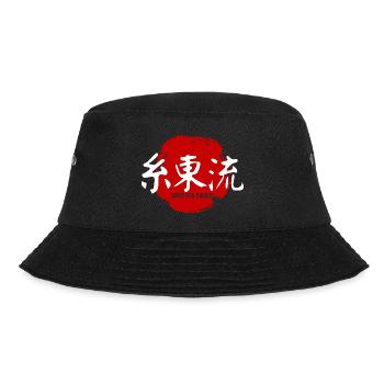 Shito Ryu Karate Kanji Kampfkunst - Bucket Hat - Schwarz - Vorne - Lela (165cm)