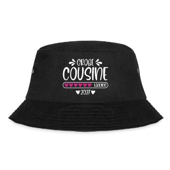 Big Cousin 2027 loading heart loading bar - Bucket Hat - black - Front - Lela (165cm)