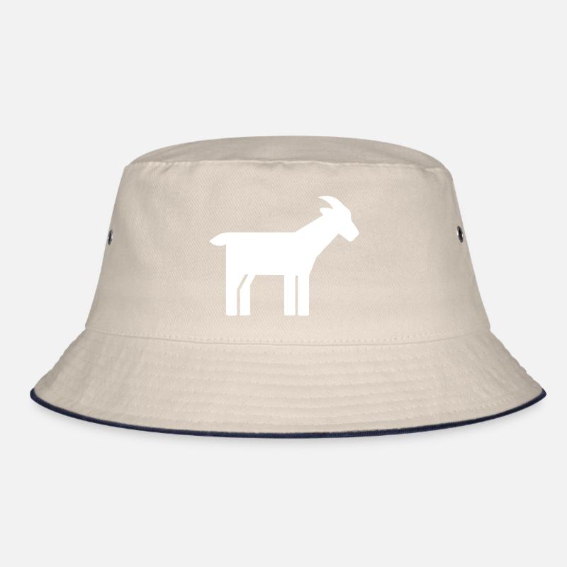 Graphisme minimaliste de silhouette de chèvre Bob