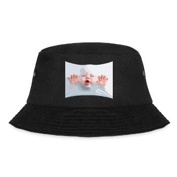Lush Baby in White Cloth - Bucket Hat - black - Front - Lela (165cm)