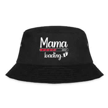 Mama 2027 Loading Werdende Mama 2027 - Bucket Hat - Schwarz - Vorne - Lela (165cm)
