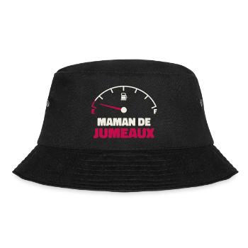 Maman de Jumeaux Jauge Essence Humour Fatigue  - Bob - noir - Devant - Lela (165cm)