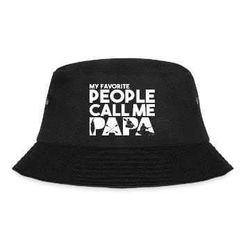 Entwicklung des menschlichen Kajakfahrens - Bucket Hat - Schwarz - Vorne - Lela (165cm)