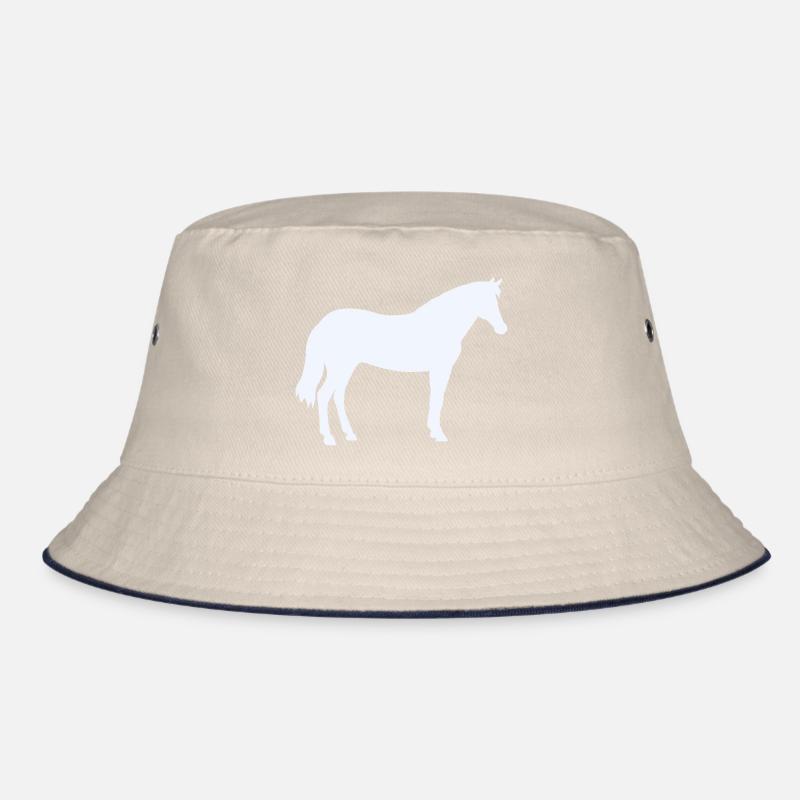 Silhouette du cheval en blanc lait Bob