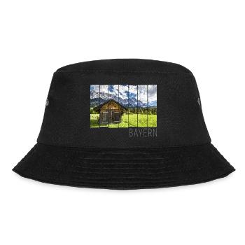 Garmisch Partenkirchen in Bayern Alpen Panorama - Bucket Hat - Schwarz - Vorne - Lela (165cm)
