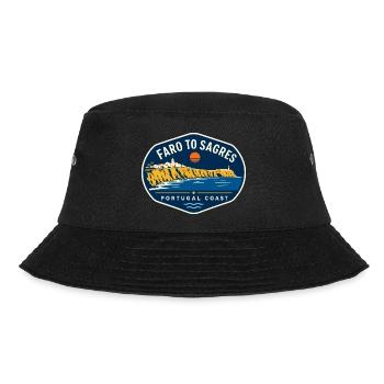 Faro to Sagres Portugal Coast Algarve Travel - Bucket Hat - black - Front - Lela (165cm)