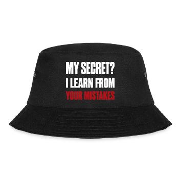 My Secret? I Learn From Your Mistakes Funny Quote - Bob - noir - Devant - Lela (165cm)