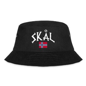 Norway Vacation Norge Fjords Travel Scandinavian - Bucket Hat - black - Front - Lela (165cm)