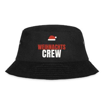 Weihnachts Crew Weihnachtsmütze Familie Team Fest - Bucket Hat - Schwarz - Vorne - Lela (165cm)