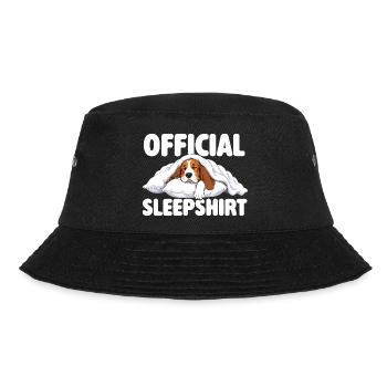 Official Sleepshirt - Cute Basset Hound Dog Mom - Bucket Hat - black - Front - Lela (165cm)