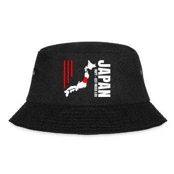 Emigrate to Japan - Bucket Hat - black - Front - Lela (165cm)