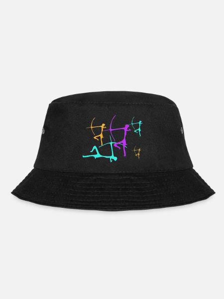 Prehistoric archers 3 - Bucket Hat - black