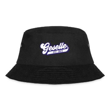 Stolzer Geselle - seit 2023 | Farben änderbar - Bucket Hat - Schwarz - Vorne - Lela (165cm)