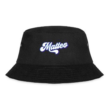 Matteo | Farben änderbar - Bucket Hat - Schwarz - Vorne - Lela (165cm)