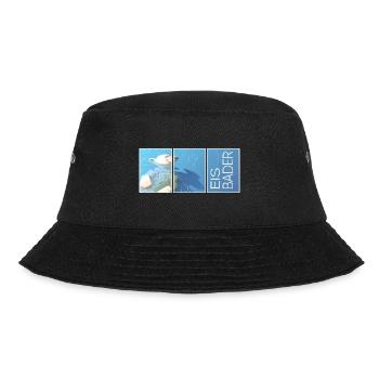 eisbader eisbär winterschwimmen kneipp kältebad - Bucket Hat - Schwarz - Vorne - Lela (165cm)