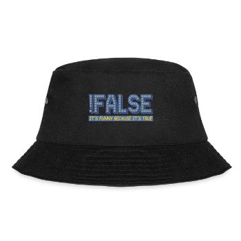 False, but true | Colors changeable - Bucket Hat - black - Front - Lela (165cm)