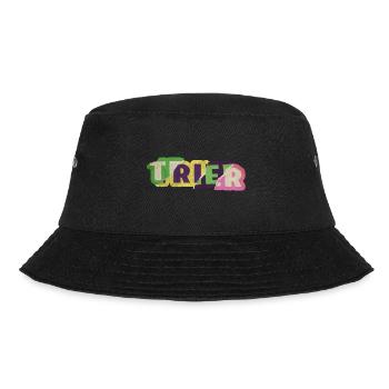 Trier Germany City Font Punk Retro - Bucket Hat - black - Front - Lela (165cm)
