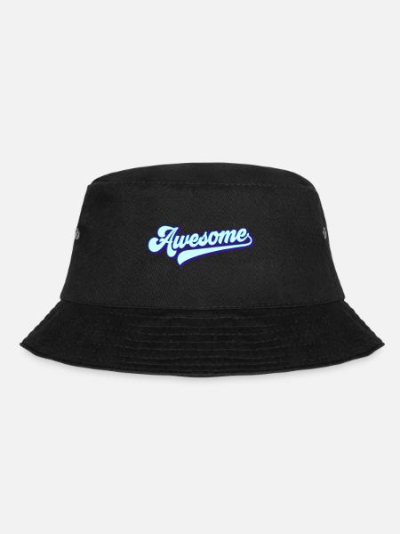Awesome | Farben änderbsr - Bucket Hat - Schwarz