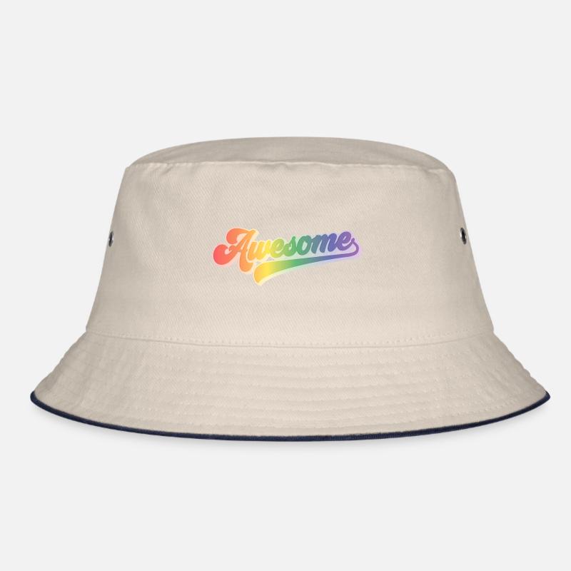 Awesome | Impressive rainbow Bucket Hat