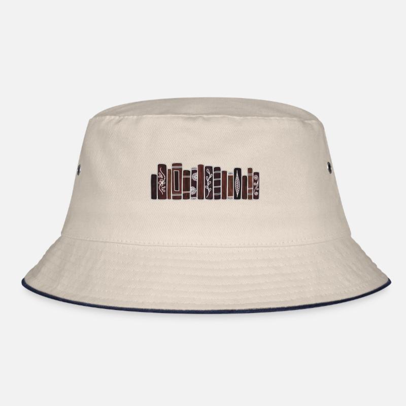 Antike braune Bücher Bucket Hat