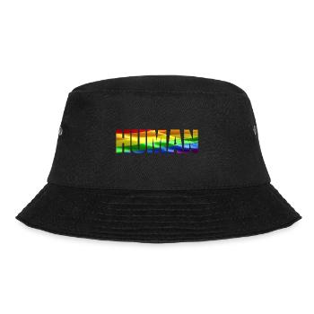 Drapeau LGBT HUMAIN - Bob - noir - Devant - Lela (165cm)