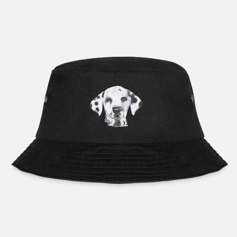 Dalmatiner - Bucket Hat - Schwarz