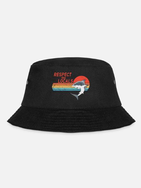 Respect the Locals - Bucket Hat - Schwarz