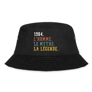 1984 l'homme le mythe la légende anniversaire - Bob - noir - Devant - Lela (165cm)
