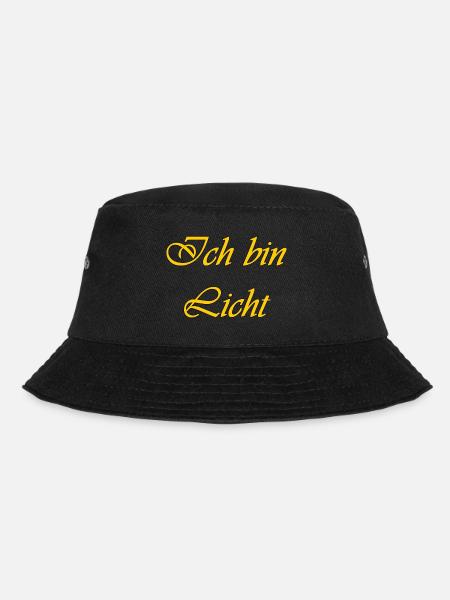 Ich bin Licht - Bucket Hat - Schwarz