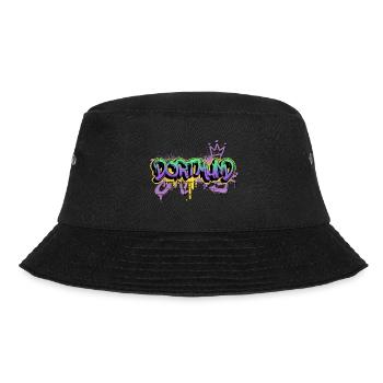 Dortmund Deutschland Stadt Graffiti Spray Sprayer - Bucket Hat - Schwarz - Vorne - Lela (165cm)