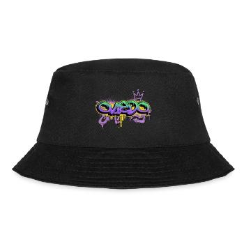 Oviedo Spanien Stadt Graffiti Spray Sprayer - Bucket Hat - Schwarz - Vorne - Lela (165cm)