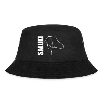 SALUKI Smooth Profile Dogs Dog Wilsigns - Bucket Hat - black - Front - Lela (165cm)